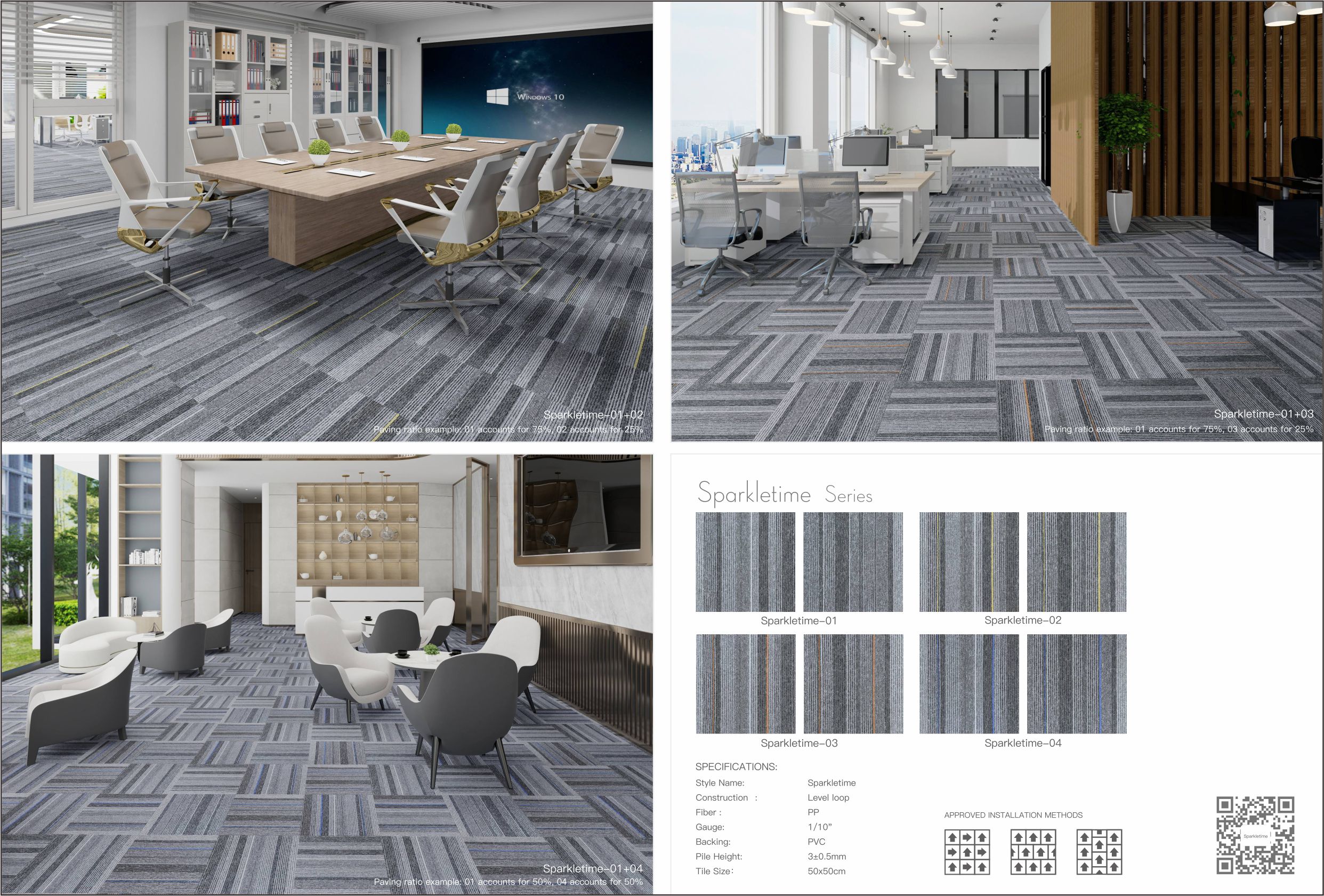 commercial carpet floor tiles polypropylene carpet tiles