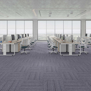 Modular Solid Color 100% PP Carpet Tiles for Airport