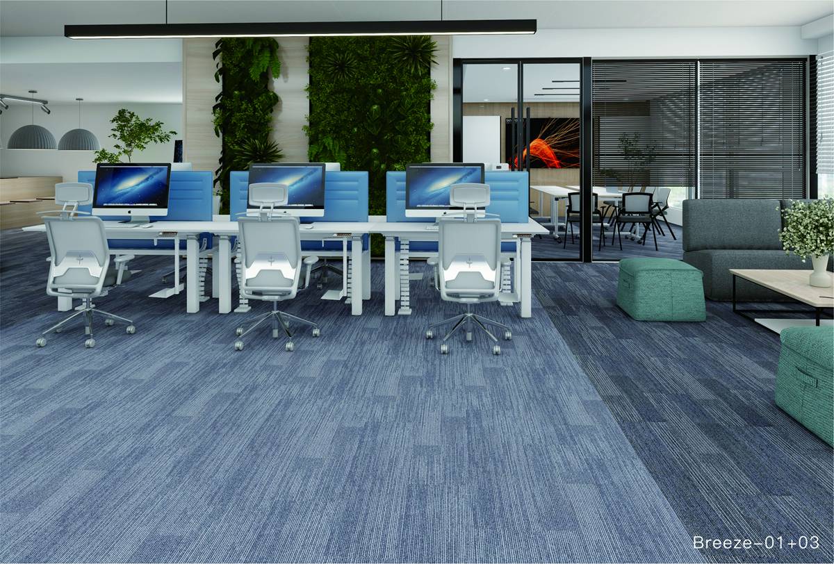 Exhibition Center carpet squares