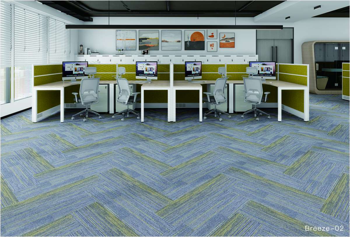 Trendy PET Carpet Squares for Meeting Room