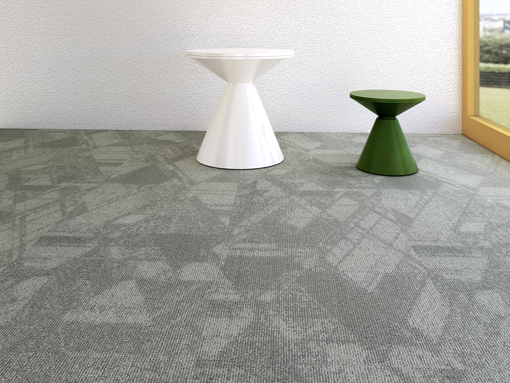 multi colored carpet squares