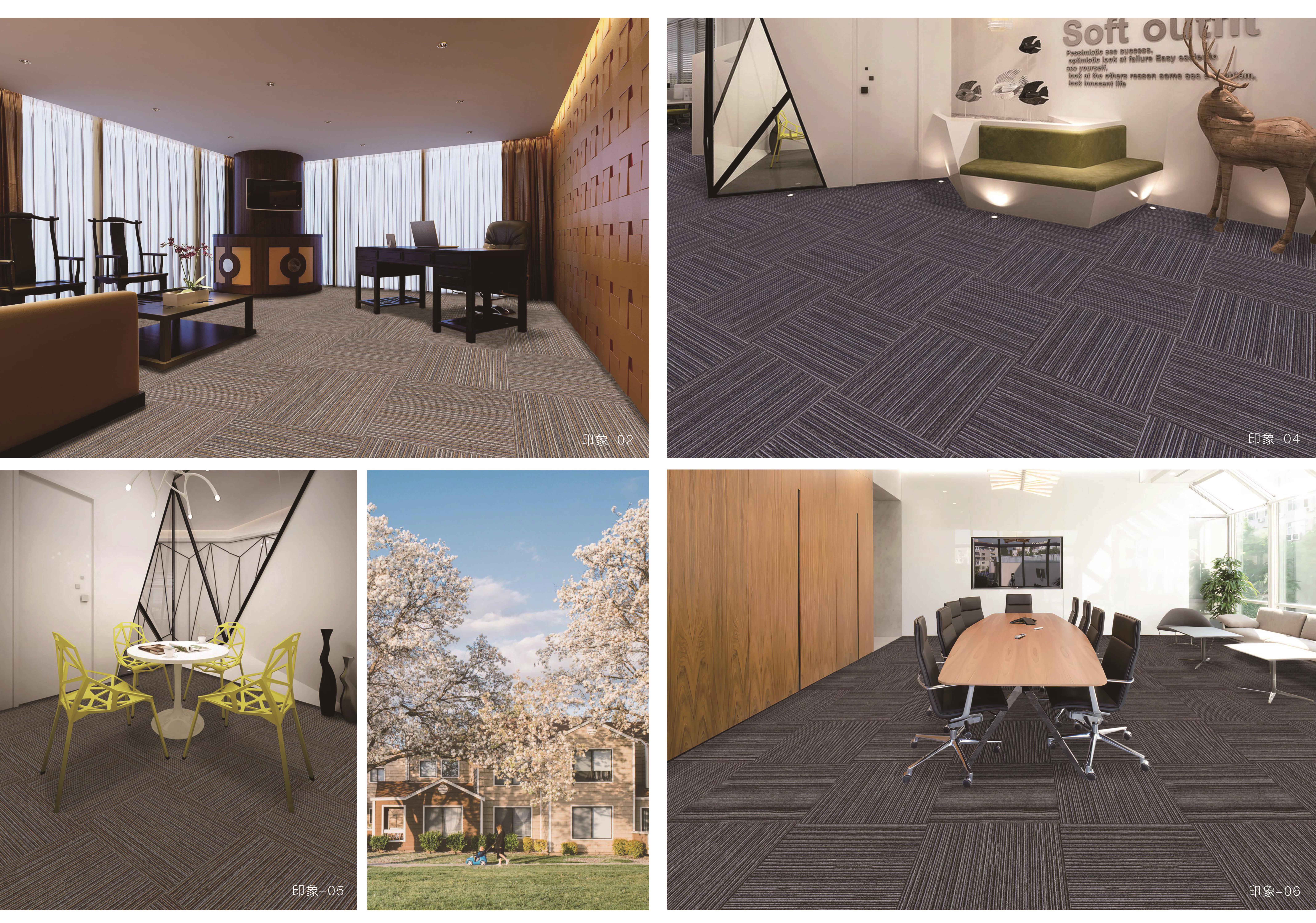 pvc tile carpets