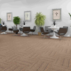 Modular Solid Color 100% PP Carpet Tiles for Airport