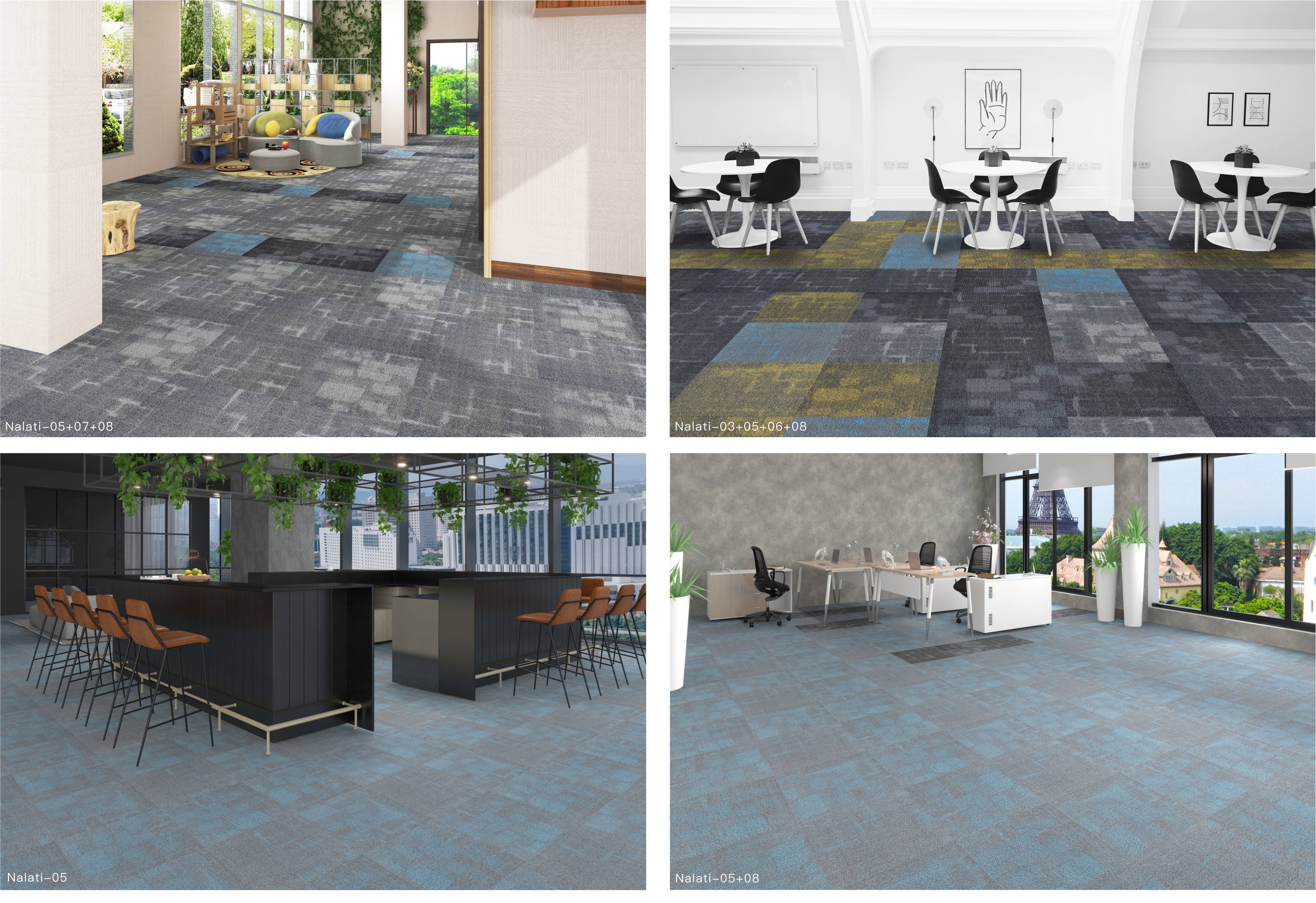 interlocking carpet tiles