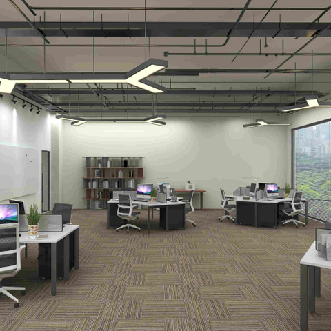 Luxury Multi-Level Loop Carpet Tiles for for Exhibition Center