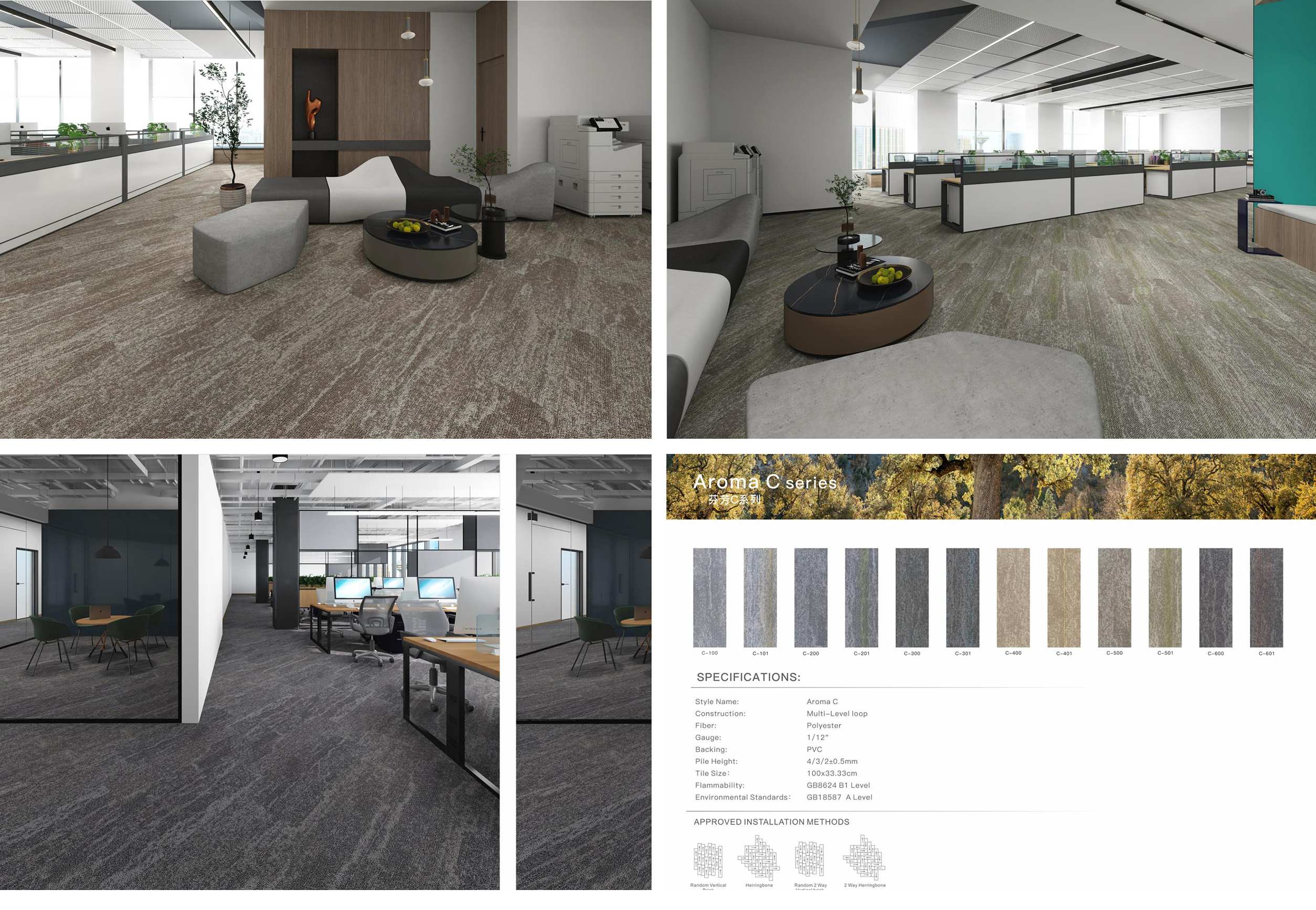 Commercial Grade Carpet Tile Backing