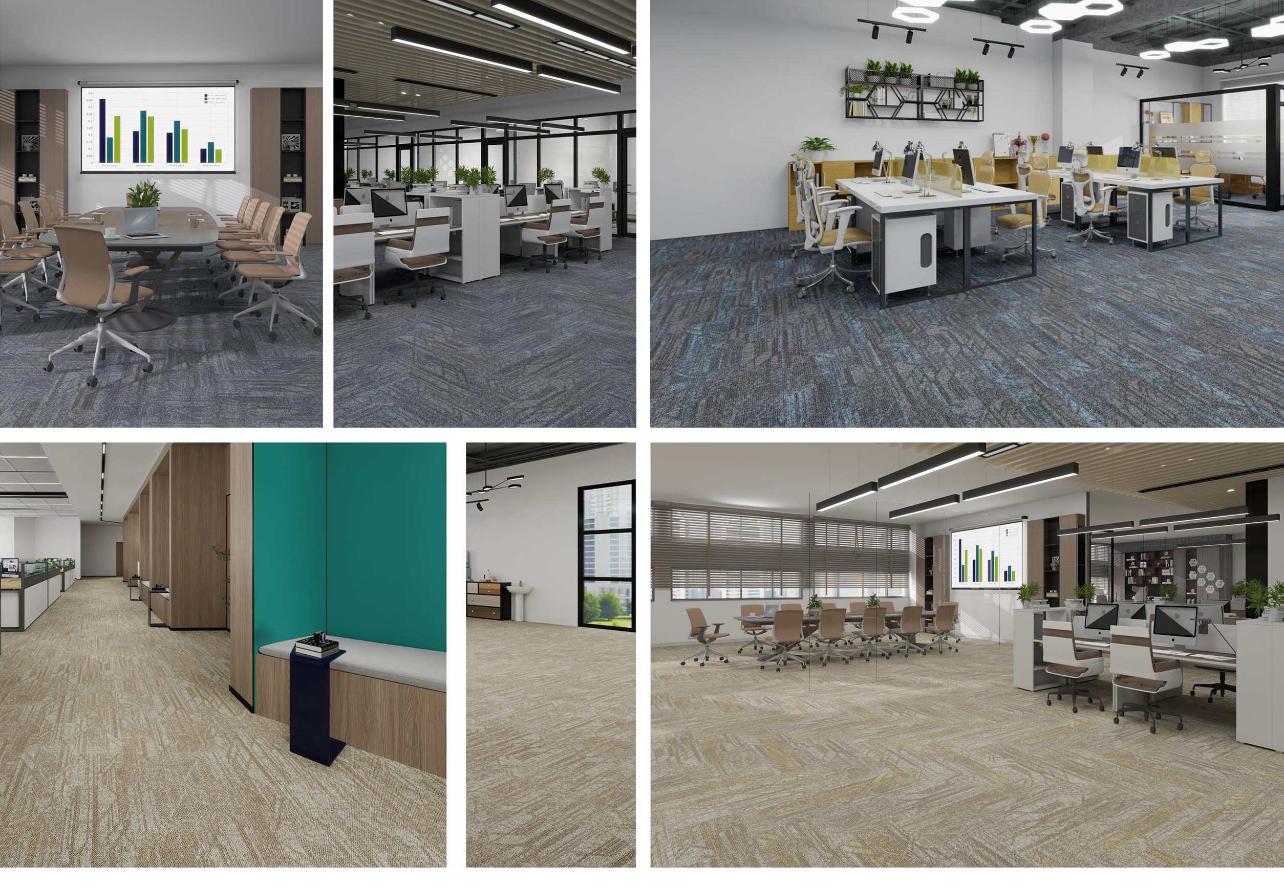 Durable Carpet Tiles for Office Projects